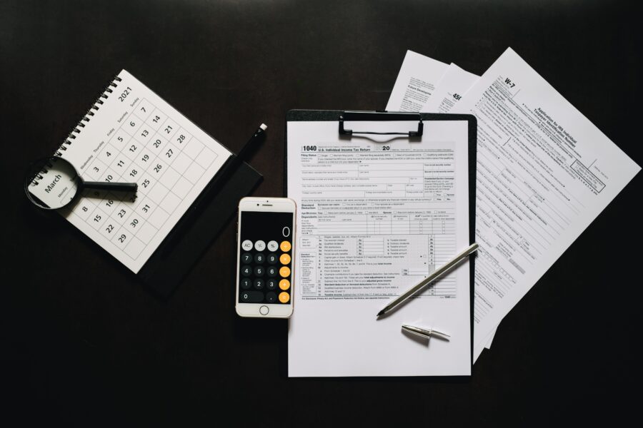 Federal Revenue Service building with tax documents, representing stepped-up enforcement of tax benefits starting in September 2026.